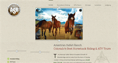 Desktop Screenshot of americansafariranch.com