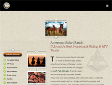 Tablet Screenshot of americansafariranch.com